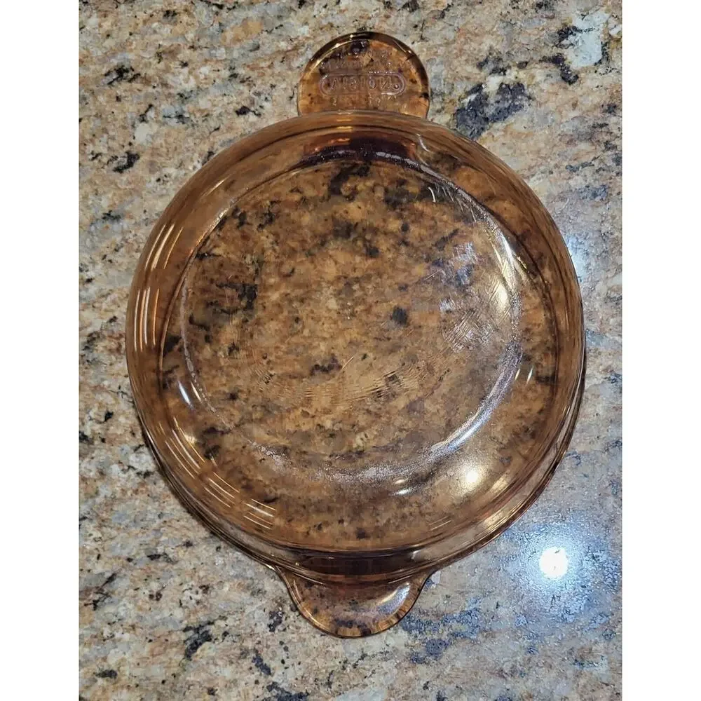 Corning Ware Vision/ Cookware/ V-240-B / 24 Oz Amber (No Lid) Grab It Bowl